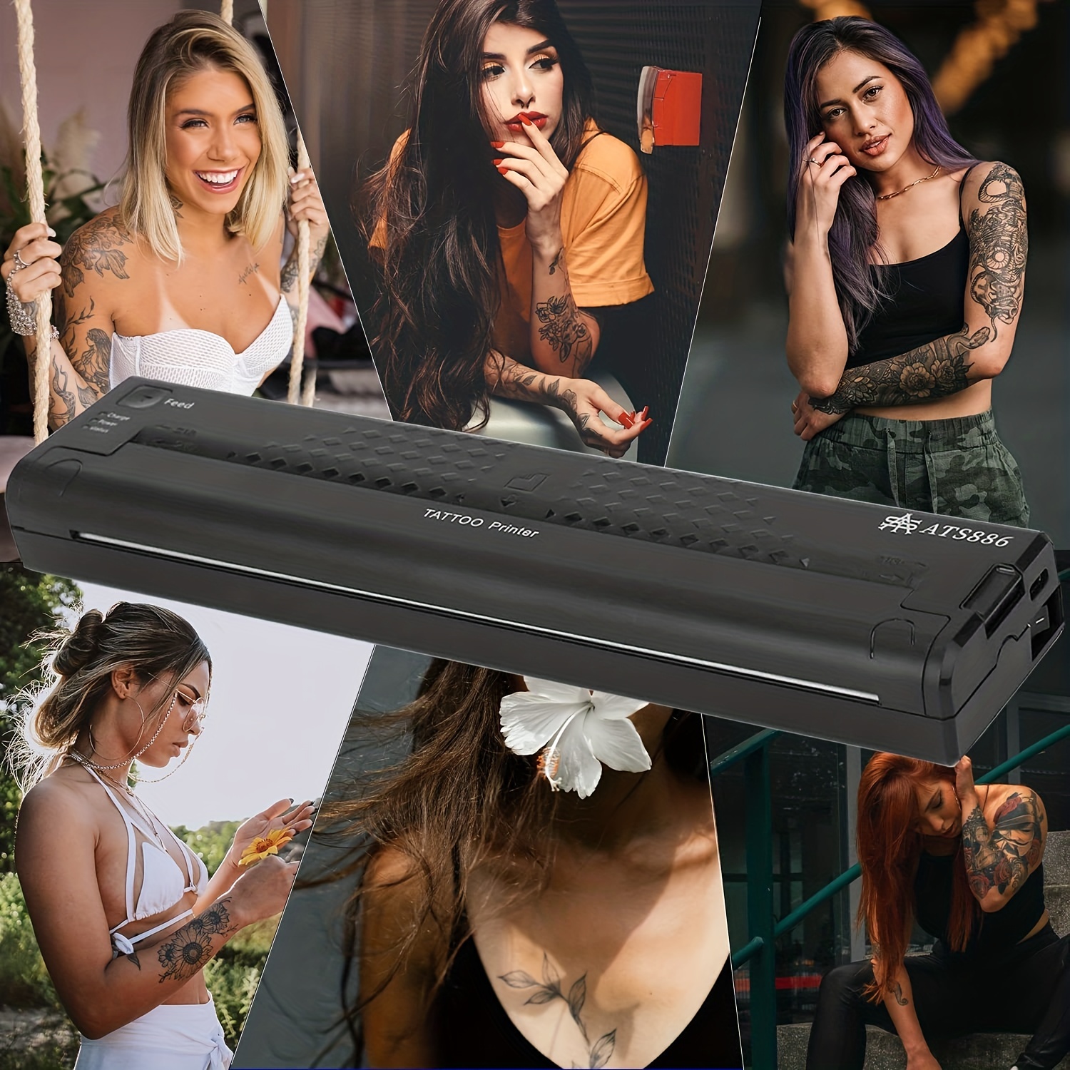 Cordless Tattoo Transfer Stencil Printer Portable - Temu United Arab  Emirates