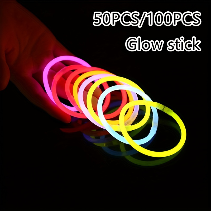 100pcs Varillas Fluorescentes Suministros Para Fiestas - Temu Chile