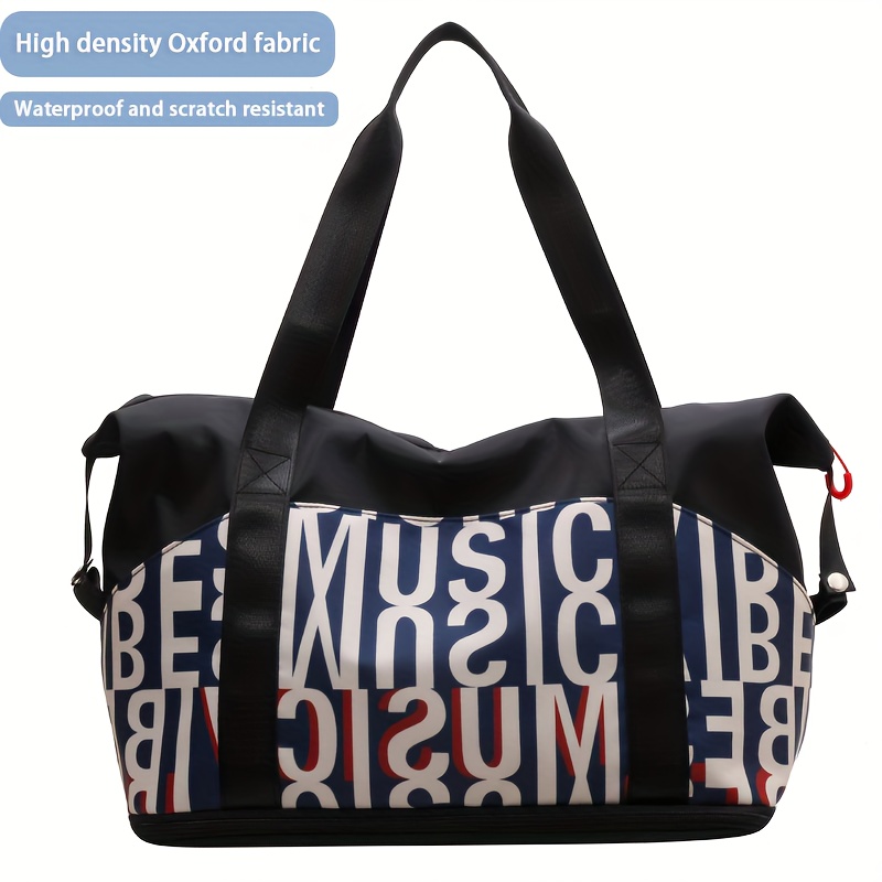 Large Capacity Oxford Cloth Tote Bag For Sports Gym And - Temu