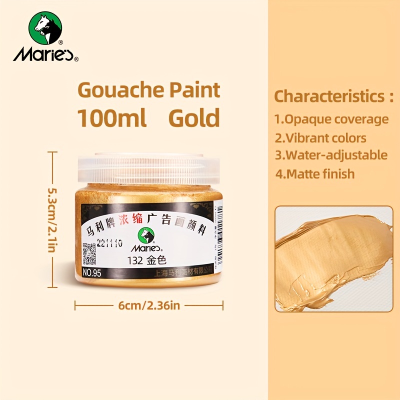 Marie's Metallic Acrylic Paint Gold/sliver Long lasting - Temu