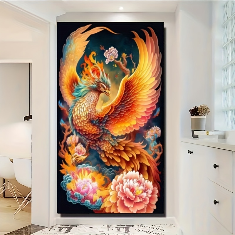 1pc 15.75x27.56in 5D DIY Diamond Painting, Full Diamond Painting With  Diamond Art, By Number Kits Embroidery Rhinestone For Wall Decor