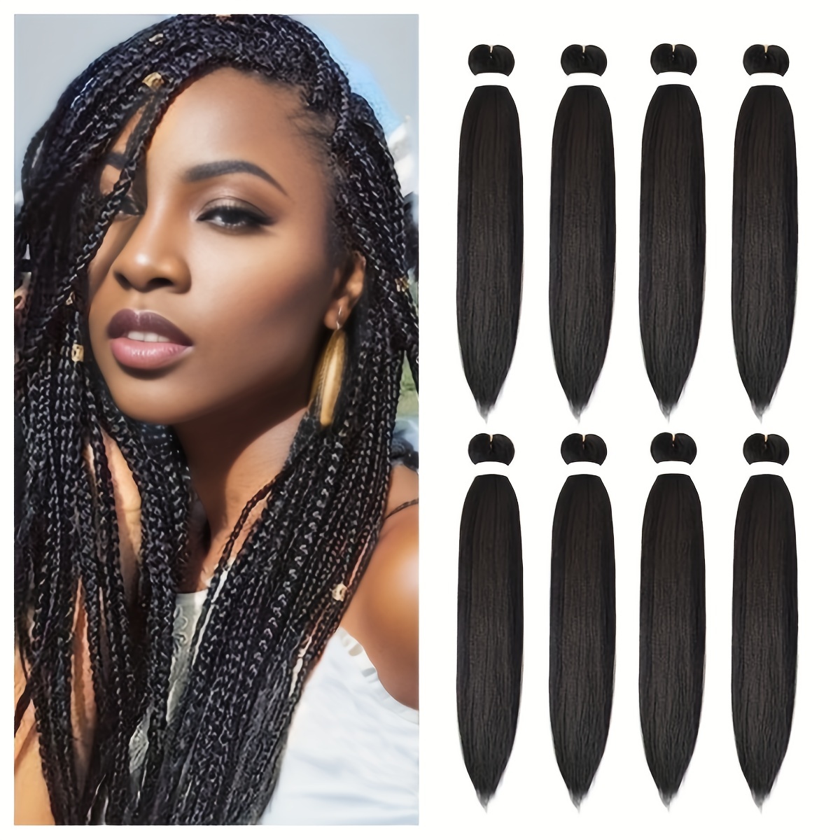  Green Braiding Hair Extensions 16 Inch Pre stretched Braiding  Hair Hot Water Setting Synthetic Hair Pre Stretched Crochet Braids Hair(16  Inch,3 Packs,Green#） : Beauty & Personal Care