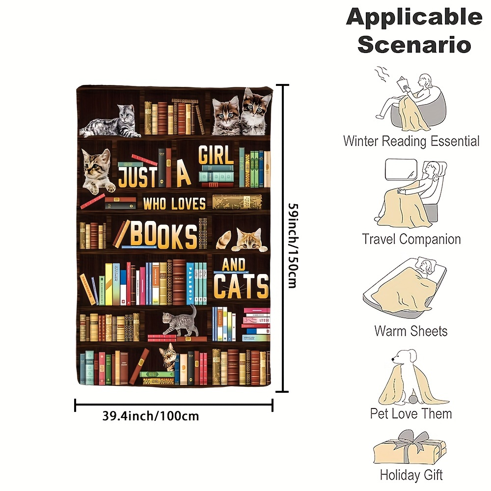 Book Lovers Gifts Blanket Librarian Gifts Throw Blanket Book - Temu