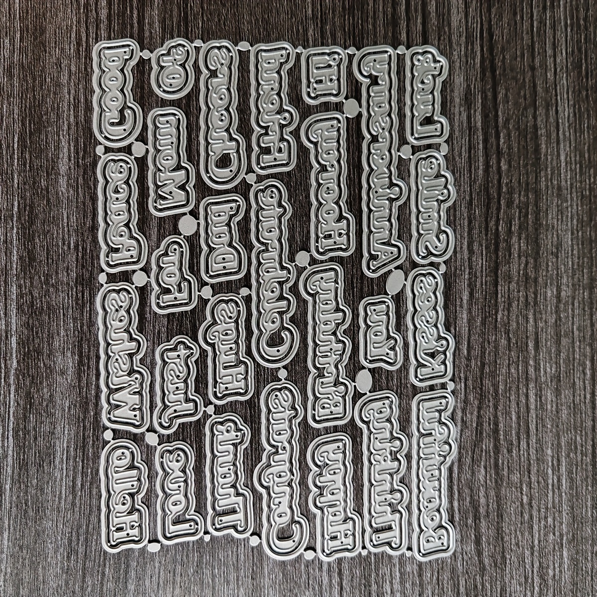 Die Cuts for Card Making Metal Cutting Dies Stencils Word