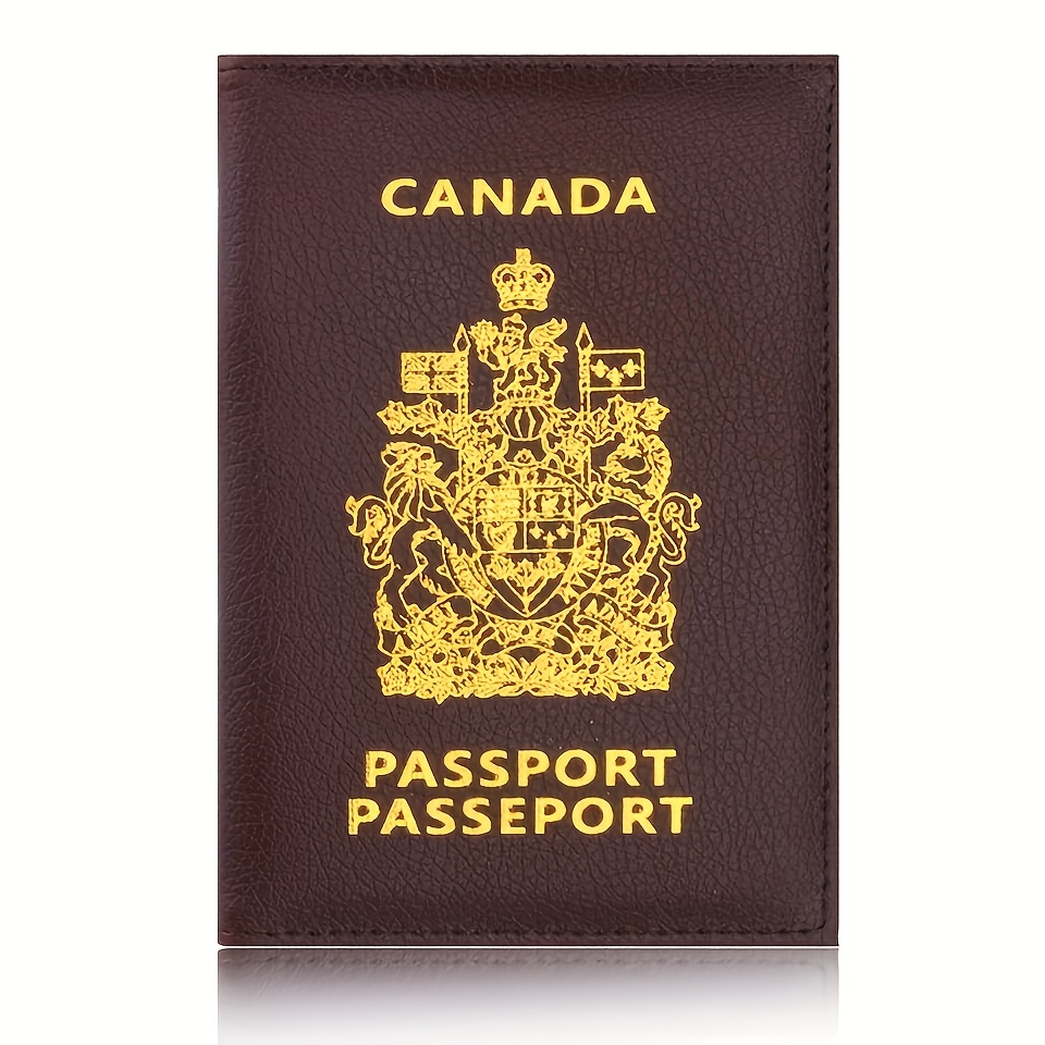 Colorful Canada Passport Cover Holder Wallet