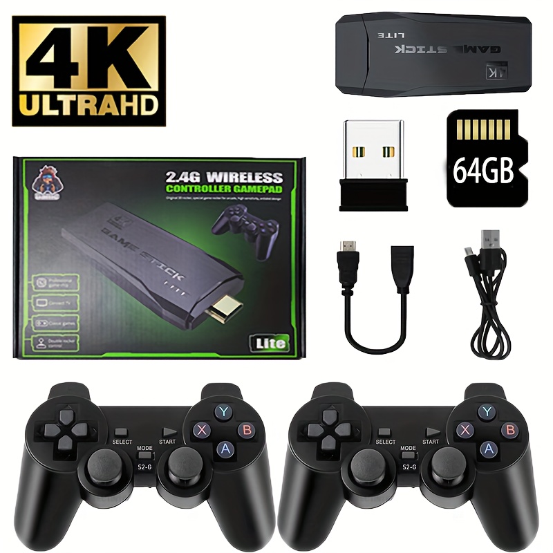 Nuevo Game Stick M8 64gb 4k Salida Tv Controladores - Temu Chile