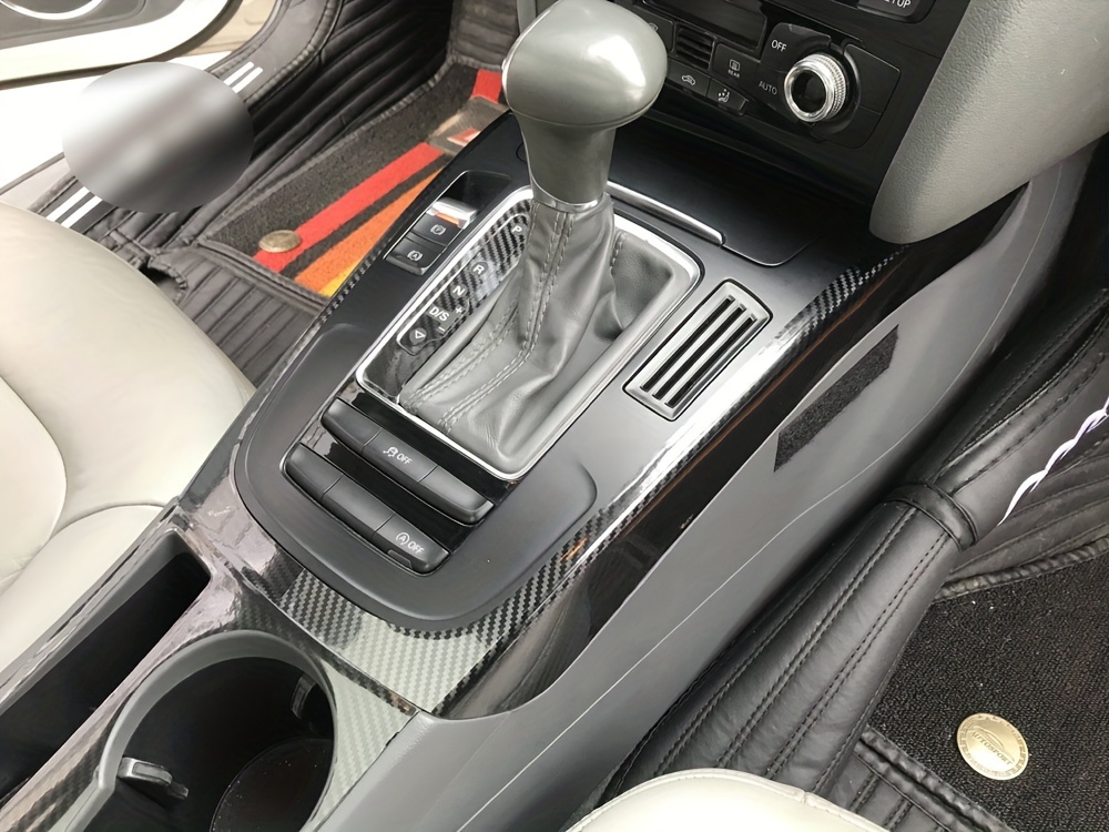 A4 B8 2009 2016 Interior Central Control Panel Door Handle Carbon Fiber  Sticker Decals Car Styling Accessories - Automotive - Temu