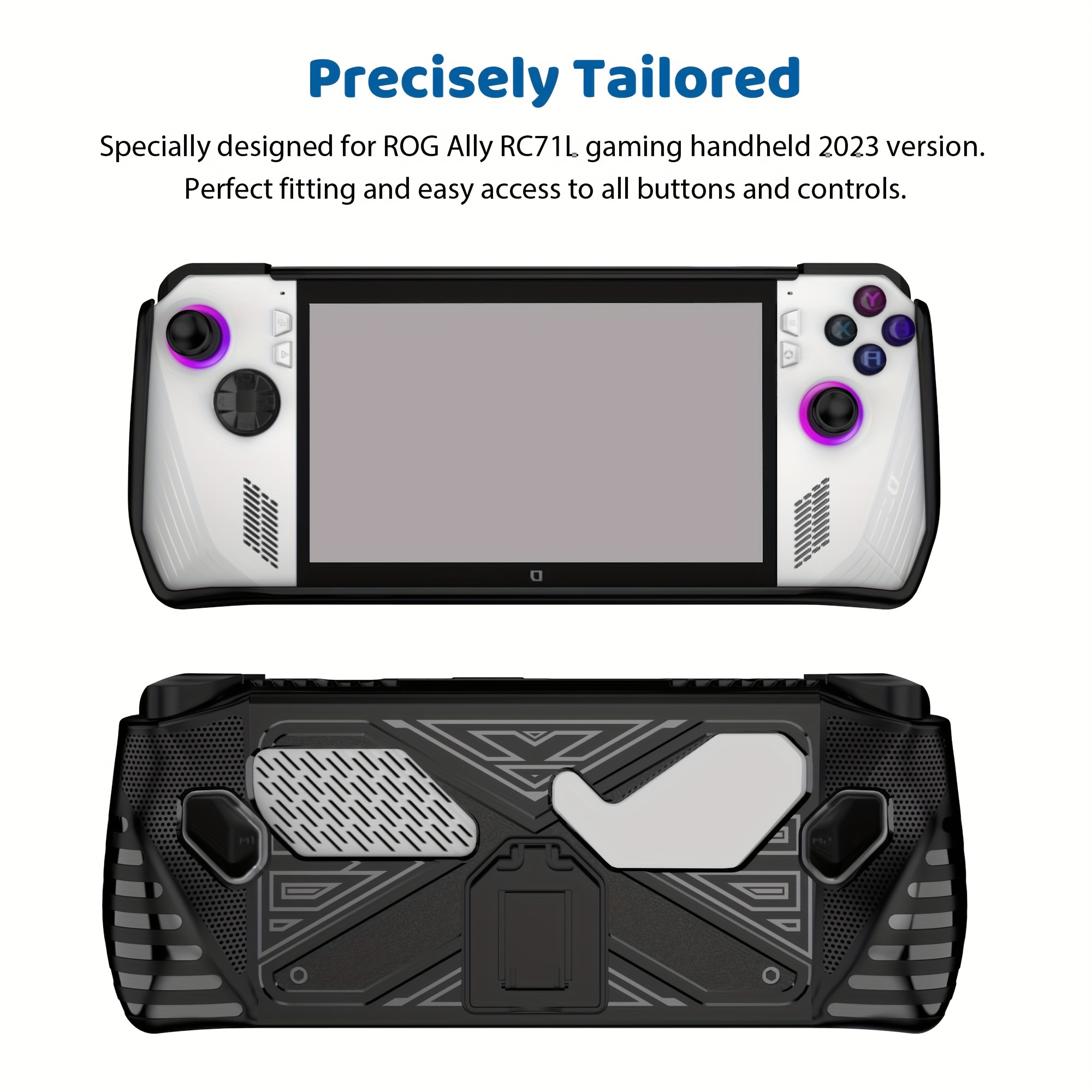 Protective Case For Asus Rog Ally Flexible Soft Silicone Case For Rog Ally  Portable Console Protective Cover - Temu