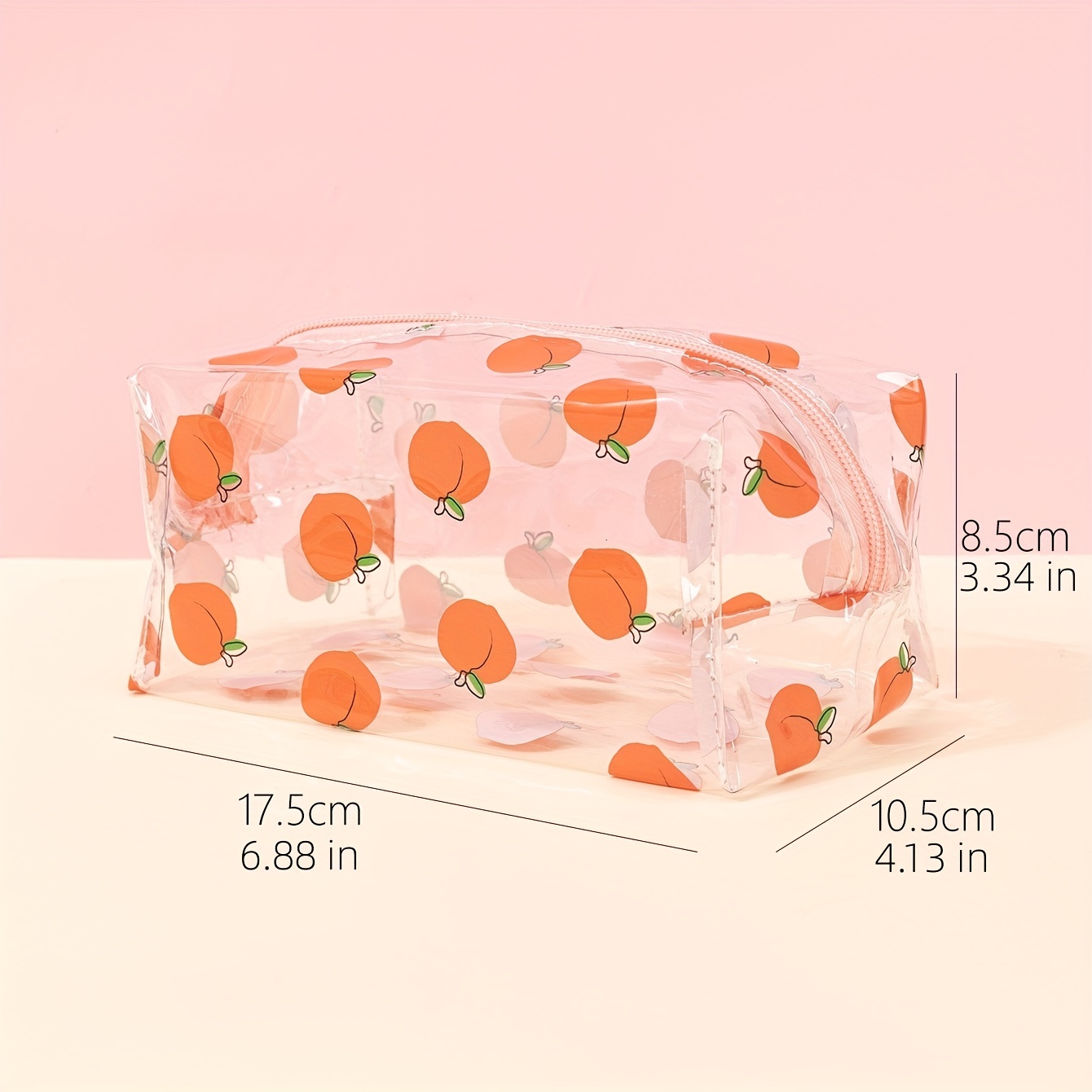 Beautiful Pink Cherry Blossom Pattern Small Makeup Bag Pouch for Purse  Travel Cosmetic Bag Portable Toiletry Bag for Women Girls Gifts