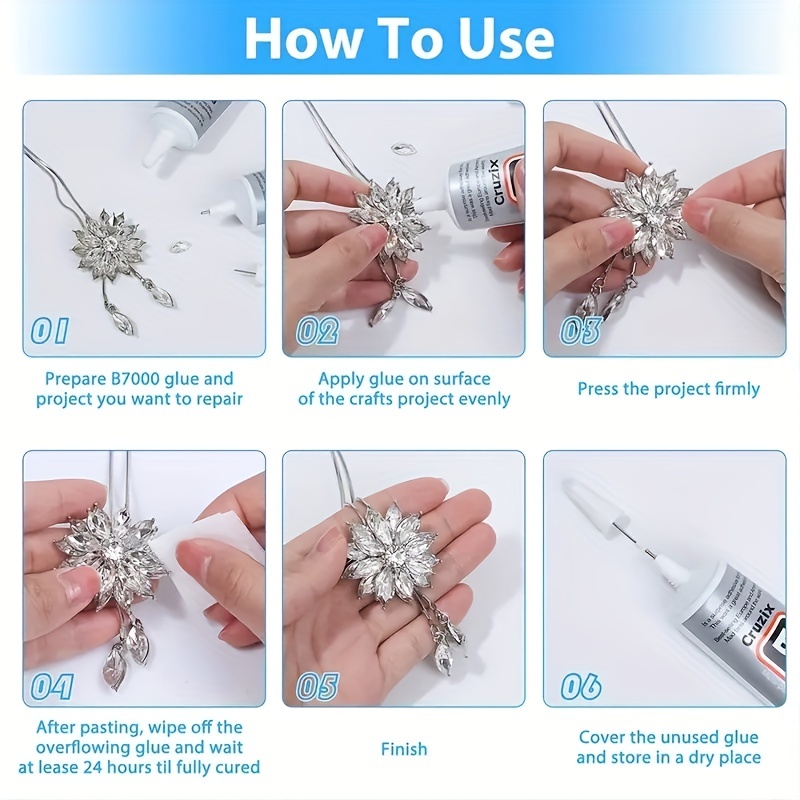 B7000 Glue Hot Drill Crystal Glue Jewelry Epoxy Resin Diy - Temu