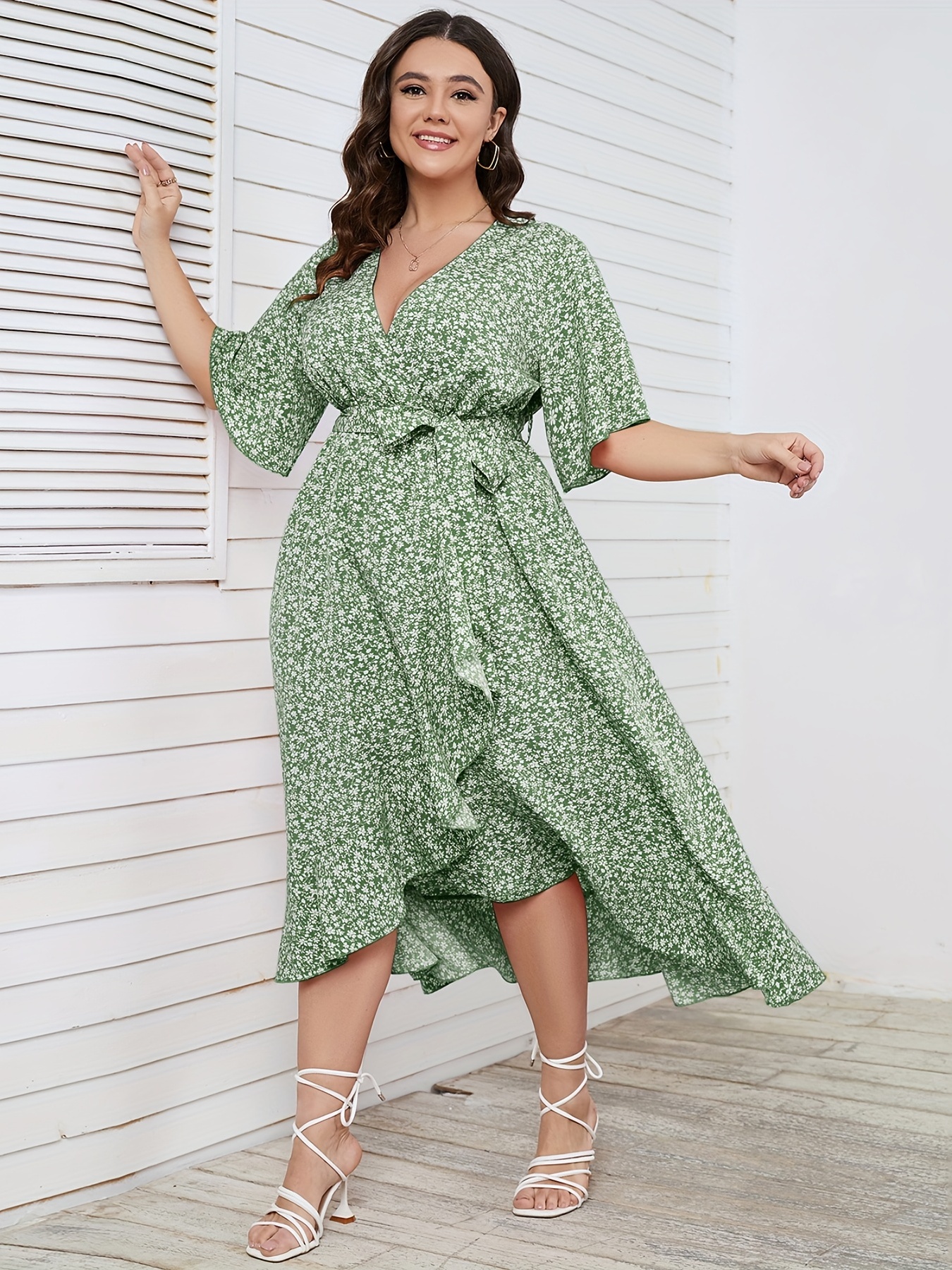 Plus Size Cute Nightdress Vestido De Dormir De Manga Curta - Temu