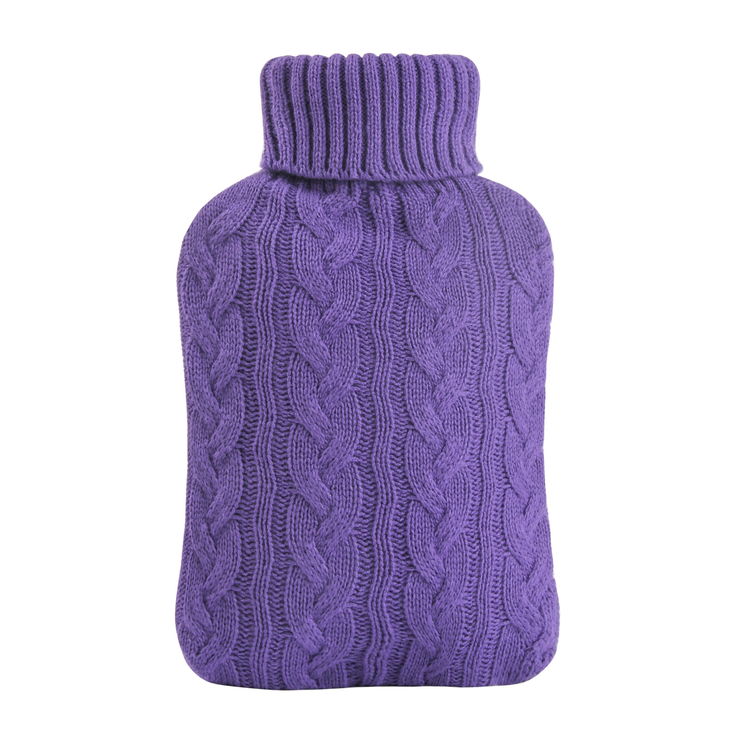 samply Hot Water Bottle with Knitted Cover, 2L Hot Water Bag for Hot and  Cold Compress, Hand Feet Warmer, Ideal for Menstrual Cramps, Neck and