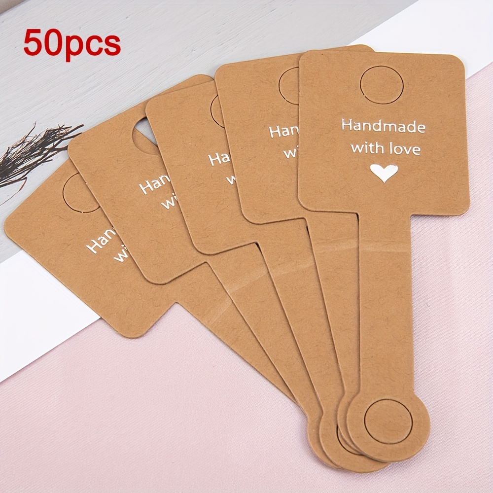 Kraft Paper Packing For Necklace Bracelets Jewelry Display - Temu
