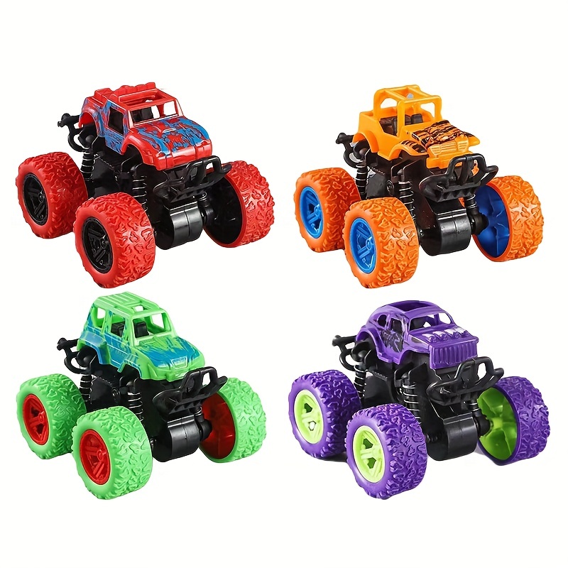 Monster Trucks Para Meninos, Veículos Retráteis, Carros Para
