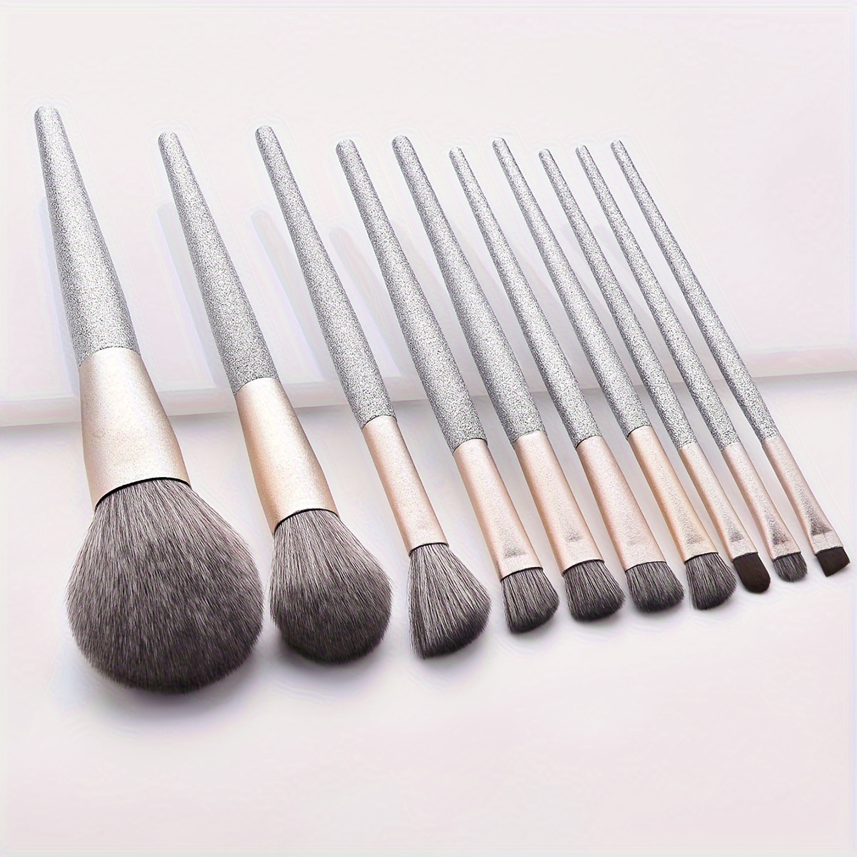 Professional Makeup Brush Set Premium Synthetic Hair - Temu