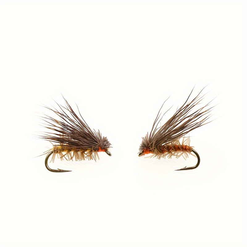 item picture 8pcs deer hair   bionic insect lure topwater dry fly bait artificial crank hooks fishing tackle fly fishing flies