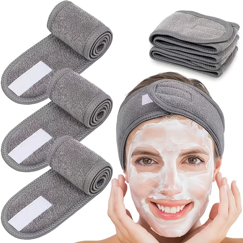 Spa Headbands Washing Face Facial Skincare Headbands Terry - Temu