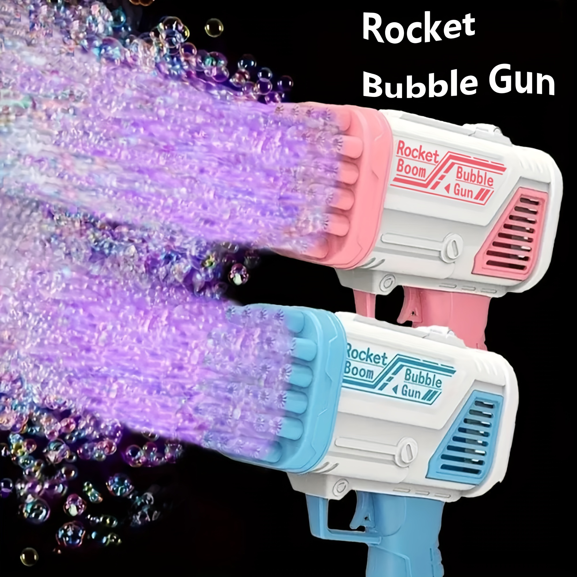 BUBBLE BLASTER - ROCKET BOOM - BUBBLE MACHINE - BUBBLE GUN