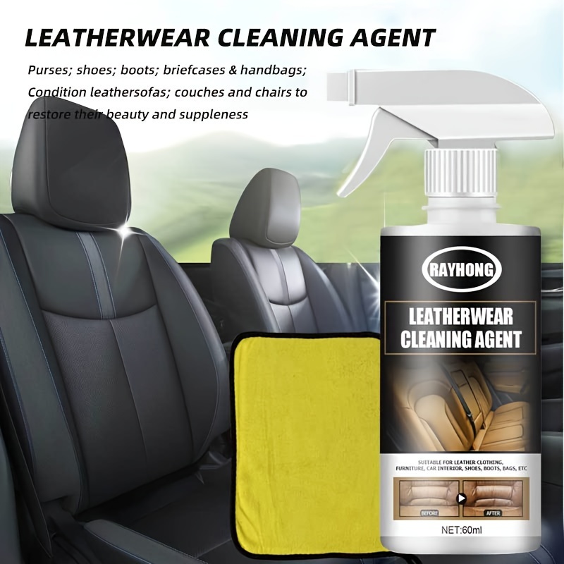 8.45oz Car Interior Seat Cleaner, Effective Car Interior Cleaner, Faux  Leather Car Seat Cleaner, Stain Remover For Carpet, Fabric, And Much More!