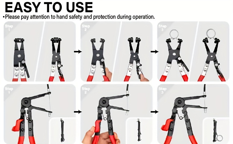 1pc/3pcs Alicates Abrazadera Manguera Kit Removedor Alambre - Temu Chile