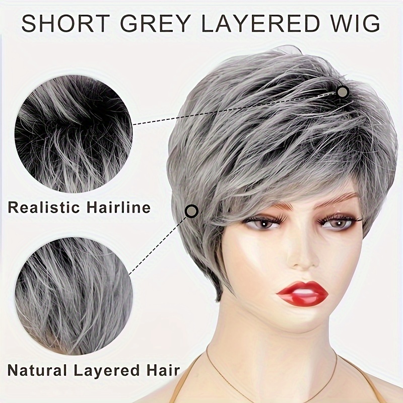 Ladies on sale wigs grey