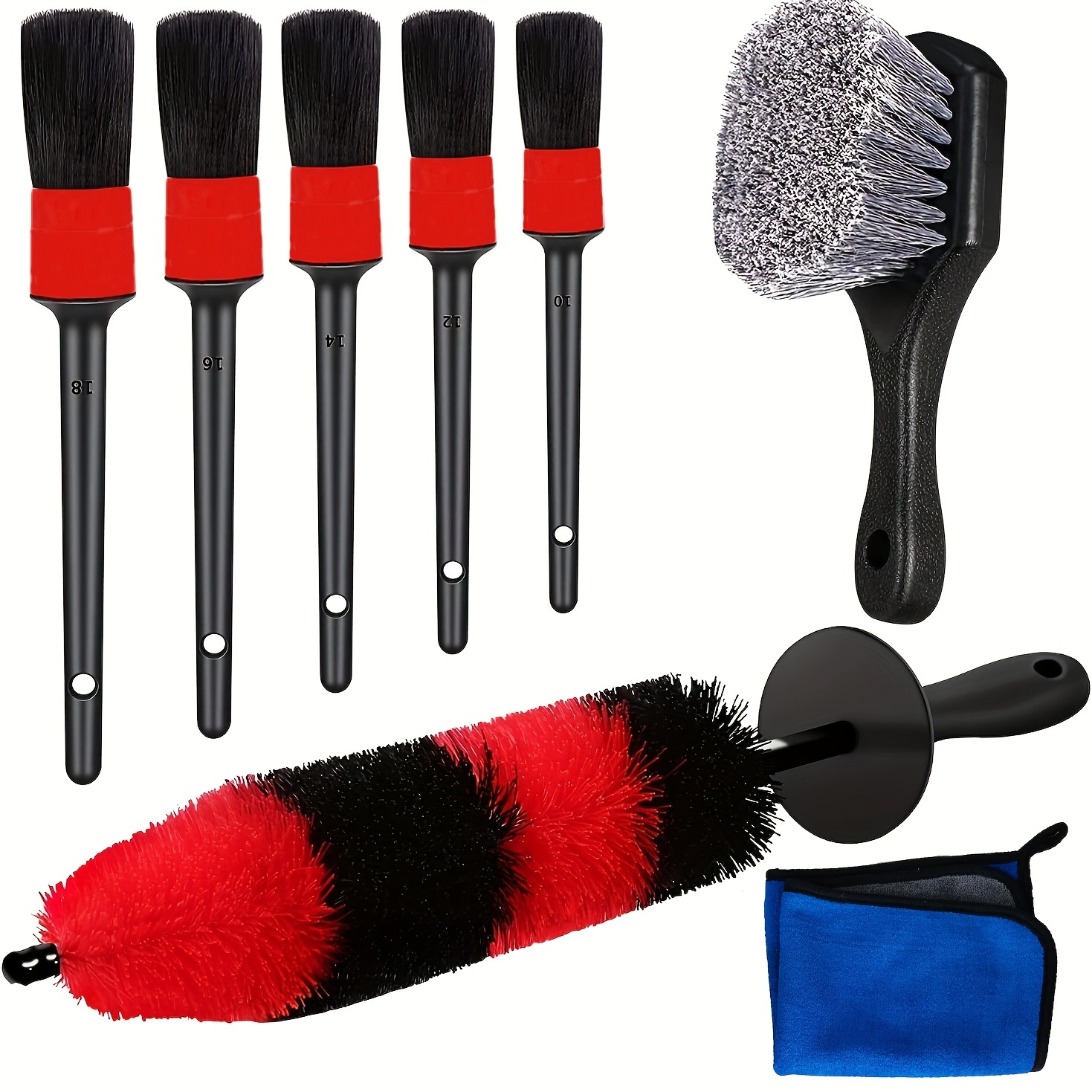 Car Detailing Brush Auto Wash Accessories Car Cleaning Tools - Temu