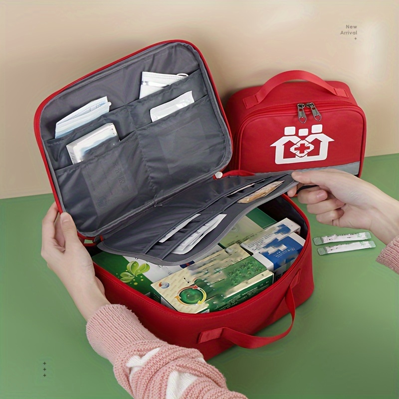 Outdoor First Aid Kit Large Capacity Portable Household - Temu