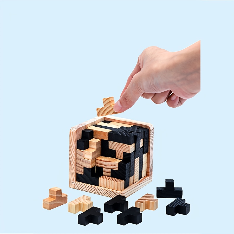 1 Confezione, Puzzle Rompicapo Per Adulti, Puzzle Mentali Per Adulti,  Puzzle Mentali Per Adulti, Puzzle In Legno Cubico Per Adulti - Casa E  Cucina - Temu Switzerland