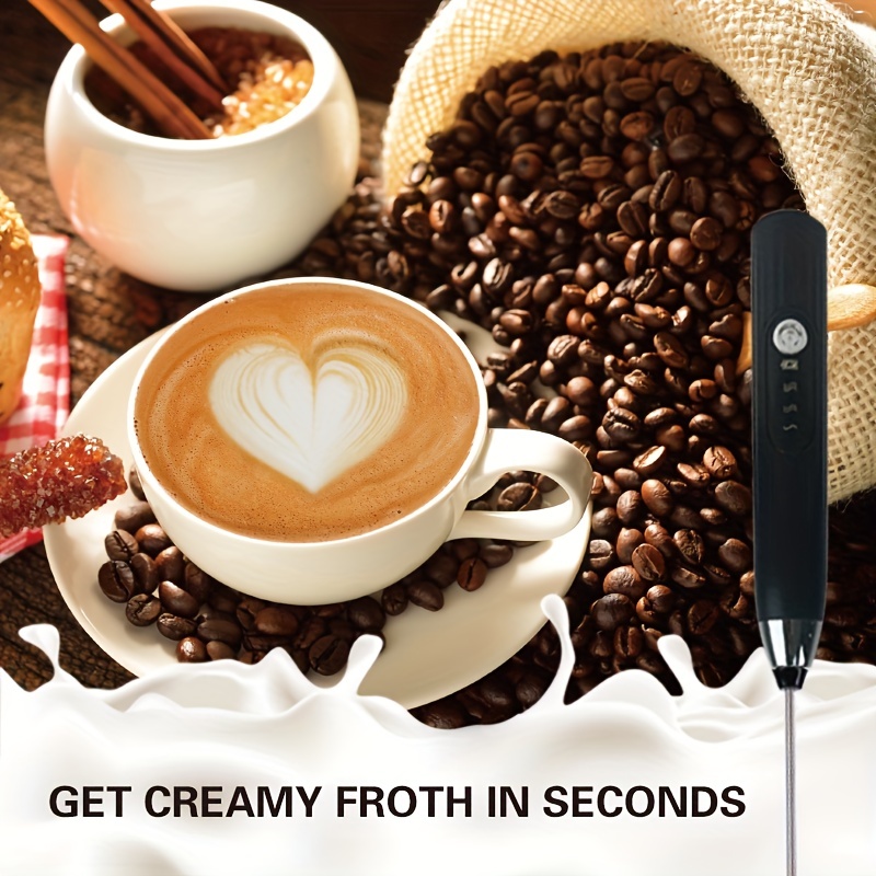 Usb Rechargeable Electric Milk Frother powerful - Temu