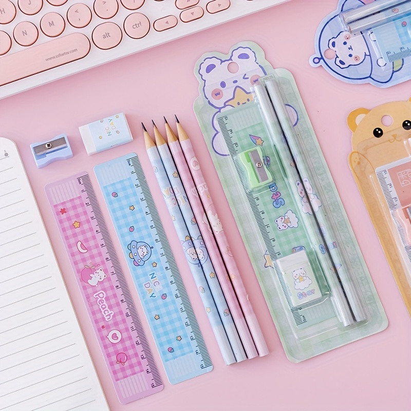 Kit De Papelería Kawaii, Excelente Para Regalo