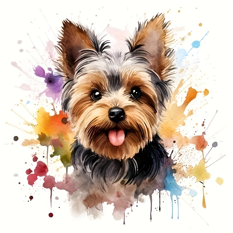 

Self-designed Puppy Diy Handmade Point Rhinestone Decorative Painting Diamond Painting Kit