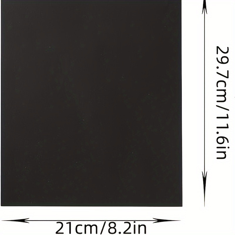 A4 Thick Paper Cardstock Black Cardstock Diy Craft Card - Temu United ...