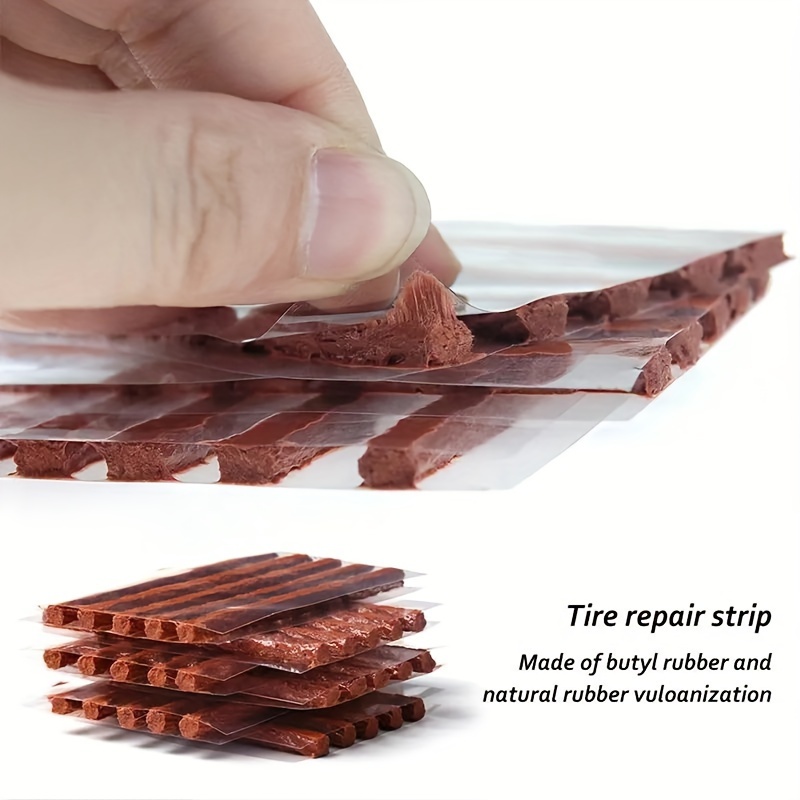 8pcs set complete car and motorcycle tire repair kit easy to repair punctures and replace tires quick emergency tape for vacuum tires details 4