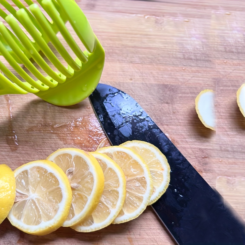 1pc Green Lemon Slicer For Cutting Lime, Lemon, Tomato And Other Fruit