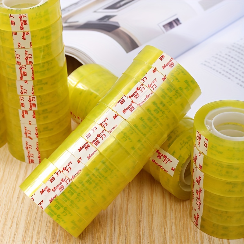 Transparent Tape Small Tape Student Stationery Plastic Core Tape - China  Adhesive Tape, Stationery Tape