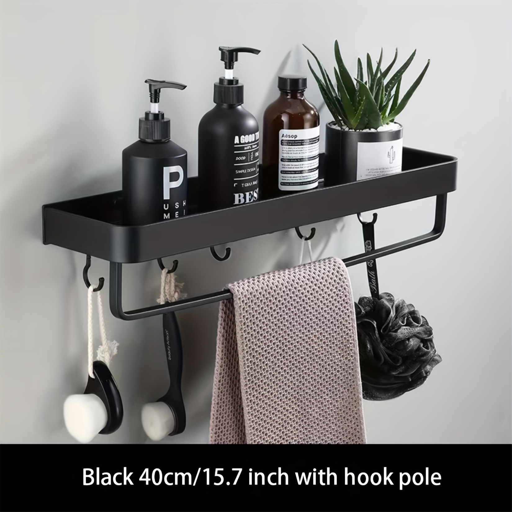 Floating Shelves Punch Free For Wall Storage Self-adhesive Rack Kitchen  Home Decor Bathroom Accessorie Modern