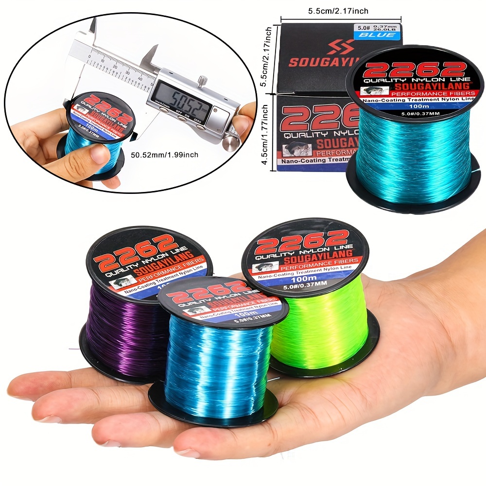 Fashnice 300M Fish Wire Nylon Fishing Line Abrasion-assistant Low