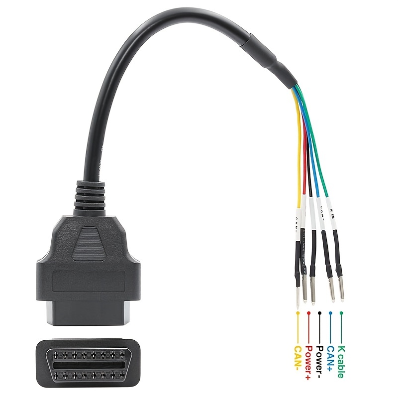4 Pin Obd2 Motorcycle Cables 4 Pin (k-line) To Obd2 Diagnostic