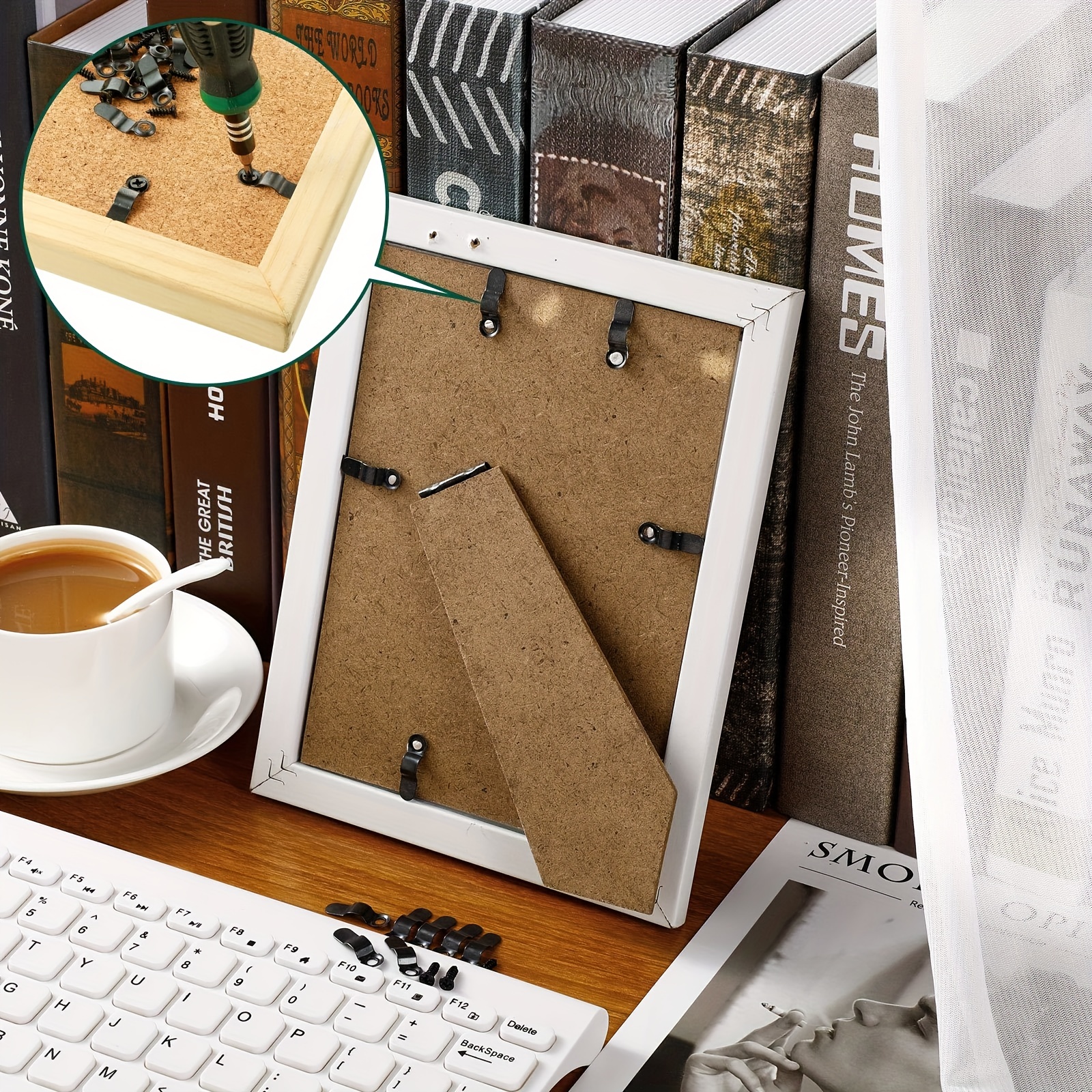 Picture Frame Turn Button Fasteners Set 100pcs
