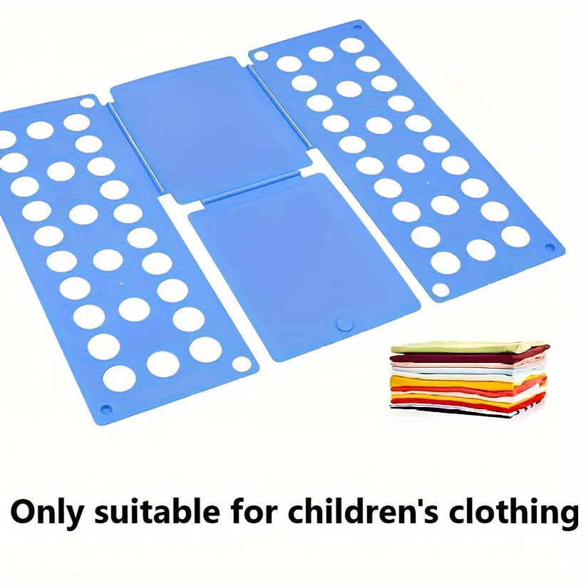 Blue Plastic T-shirt Folding Board - Easy Clothes Folding For Adults And  Children - Laundry Storage Tool - Temu Japan