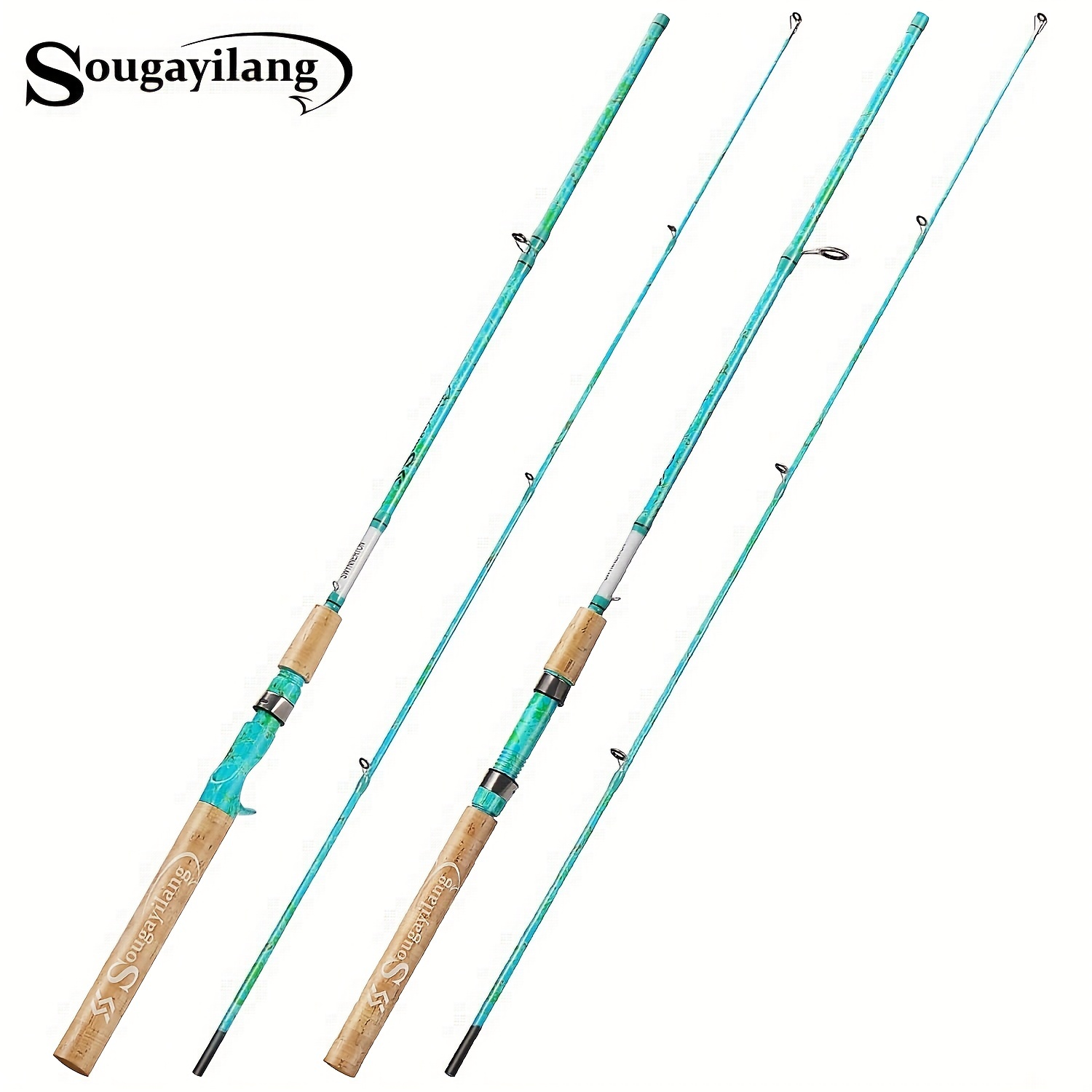 Casting Fishing Rod 2 Sections Lightweight Fishing Pol - Temu