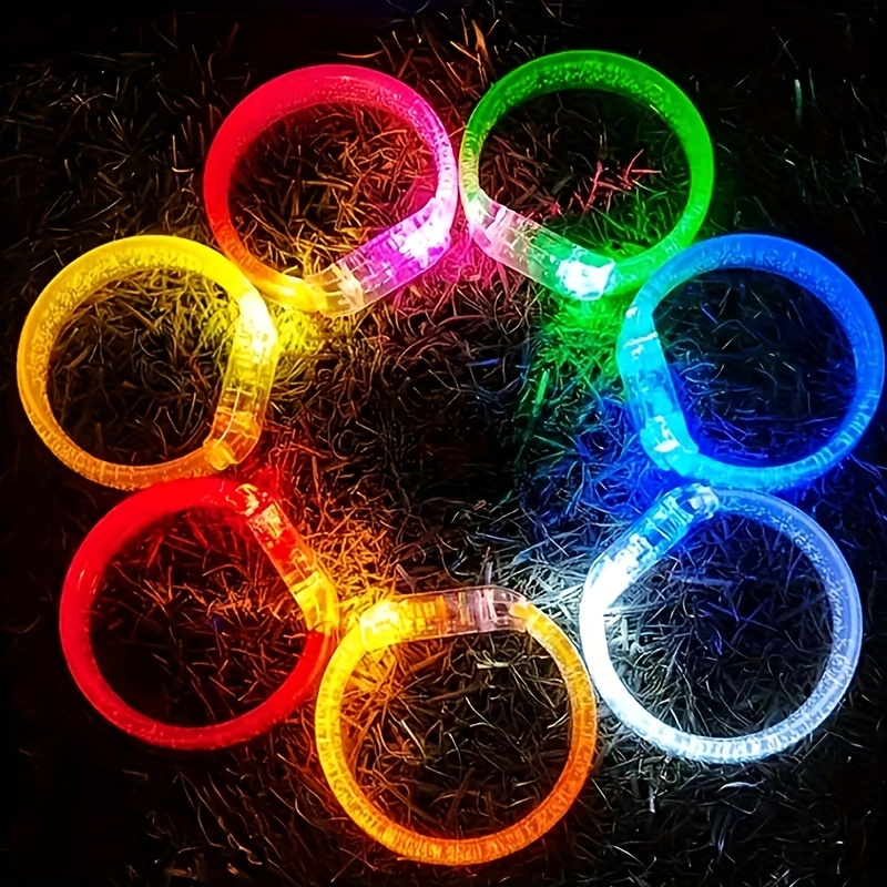 Acrylic Light-emitting Bracelet Led Light Children's Small Toys Flash  Colorful Bar Party Cheer Props Bubble Bracelet Concert Accessories Night  Glow Fluorescent Stick Kindergarten Small Gift - Toys & Games - Temu Belgium