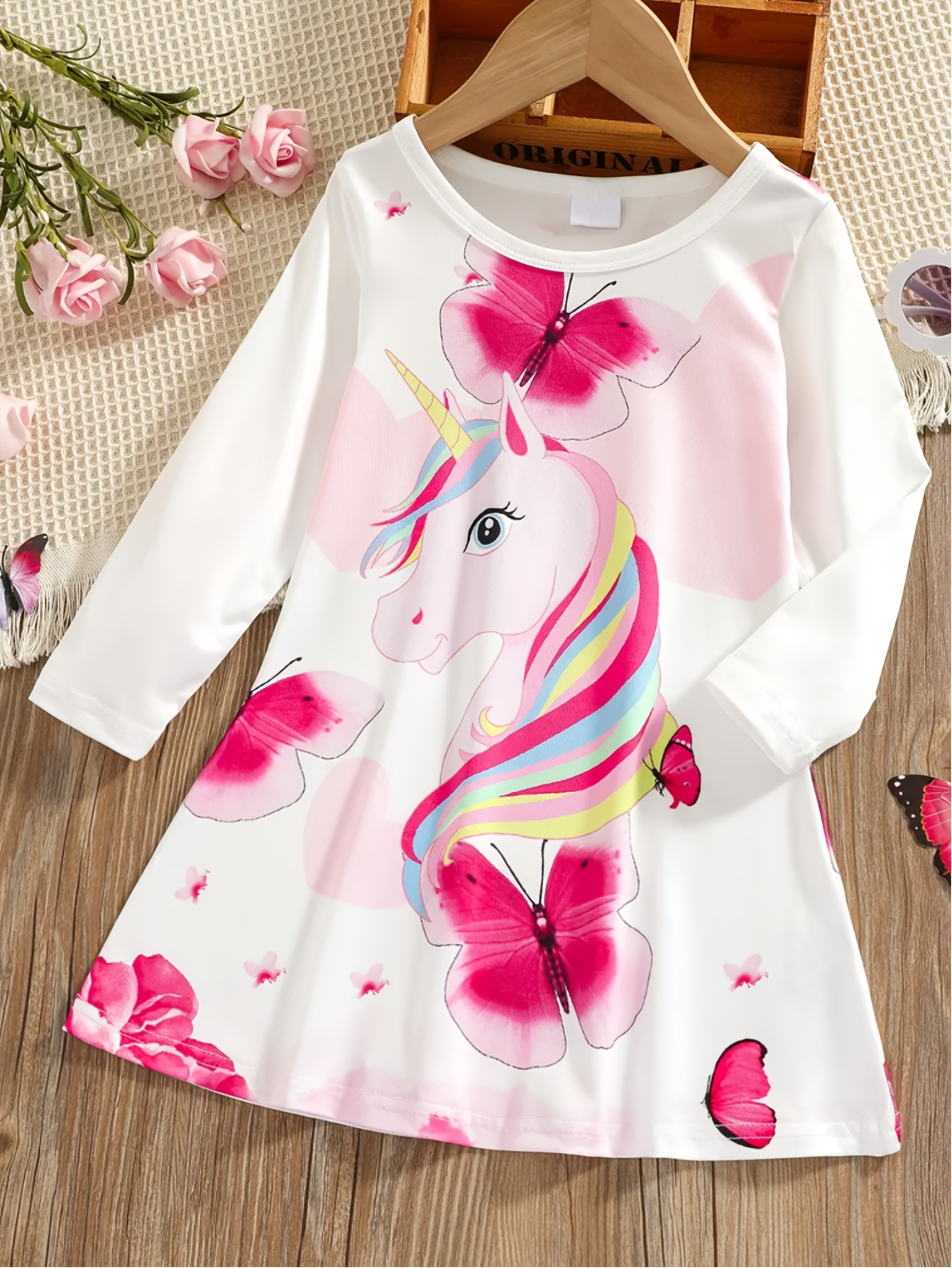 Vestiti Cartone Animato Ragazze Vestito Unicorno Bambini - Temu Switzerland