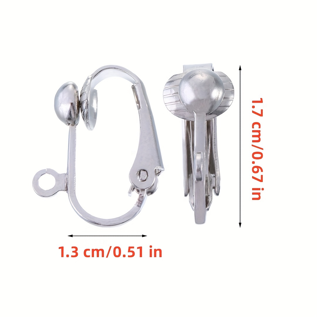 Clip on Earring Converter With Easy to open Ring For Diy - Temu