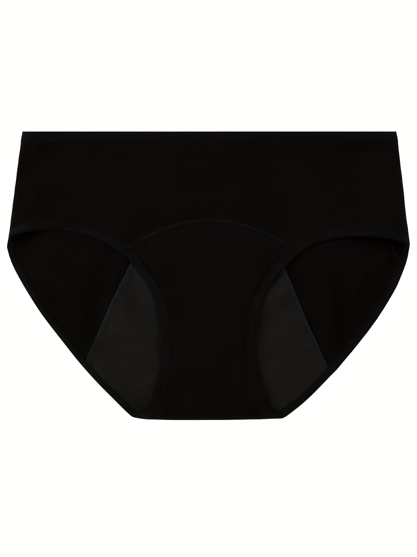  TIICHOO Leakproof Underwear for Women Hipster Period Panties  Heavy Flow Absorbent Menstrual Underwear 1 Pack (X-Small, 1 Black) : Health  & Household