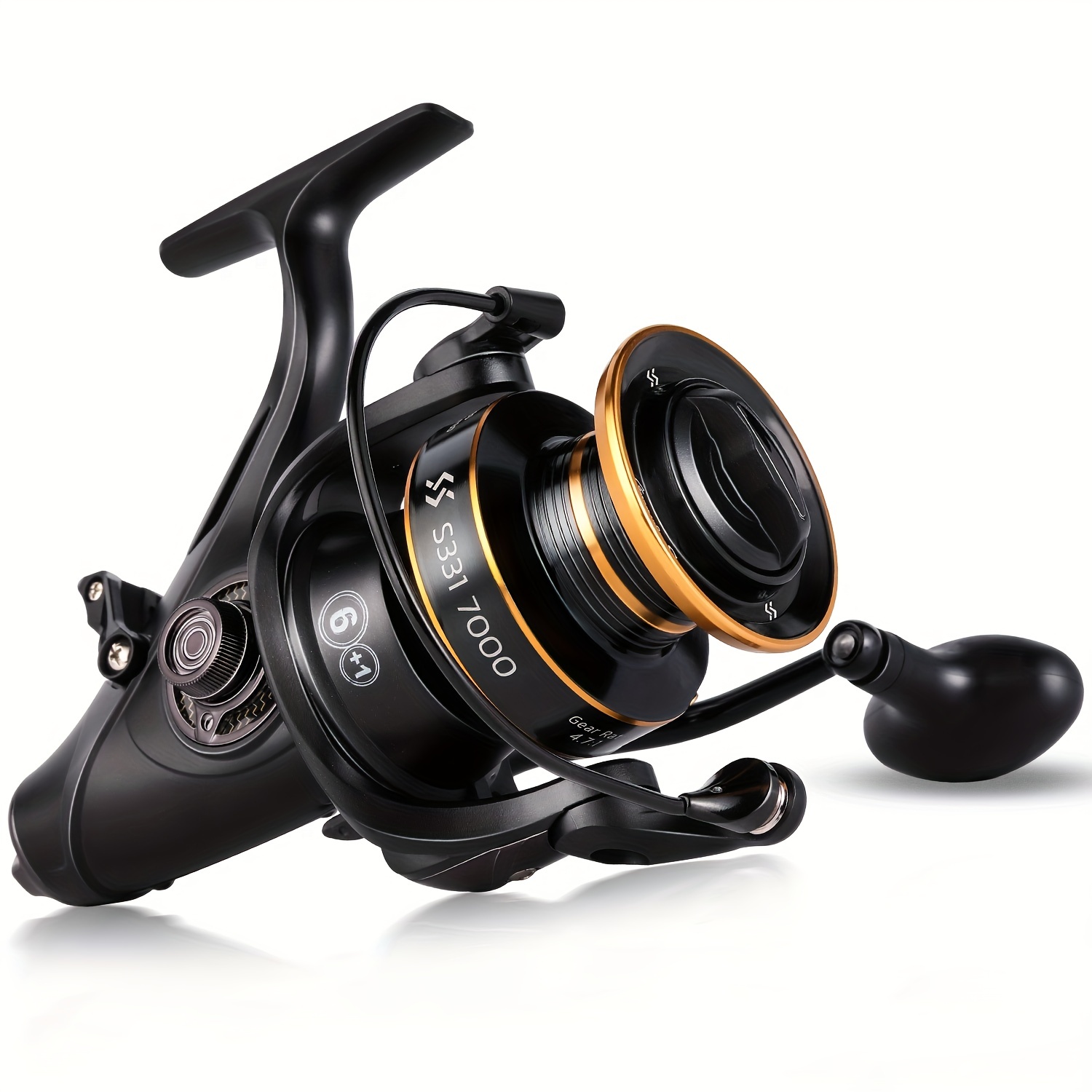 Carp Spinning Fishing Reel 5.5:1/4.7:1 Gear Ratio 13+1 Stainless