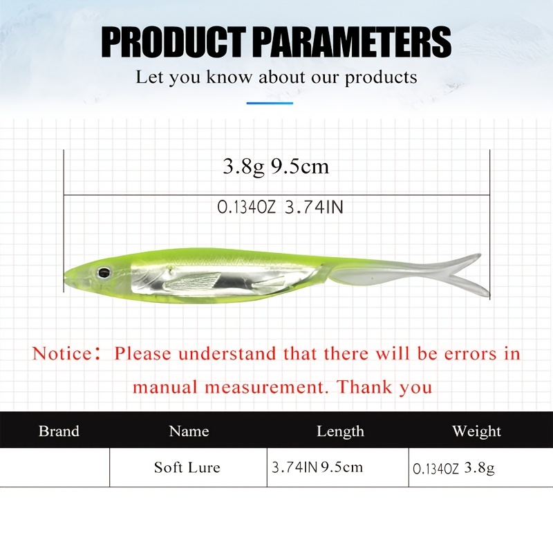 Silicone Soft Fishing Lures Worm Wobbler Artificial Bionic - Temu