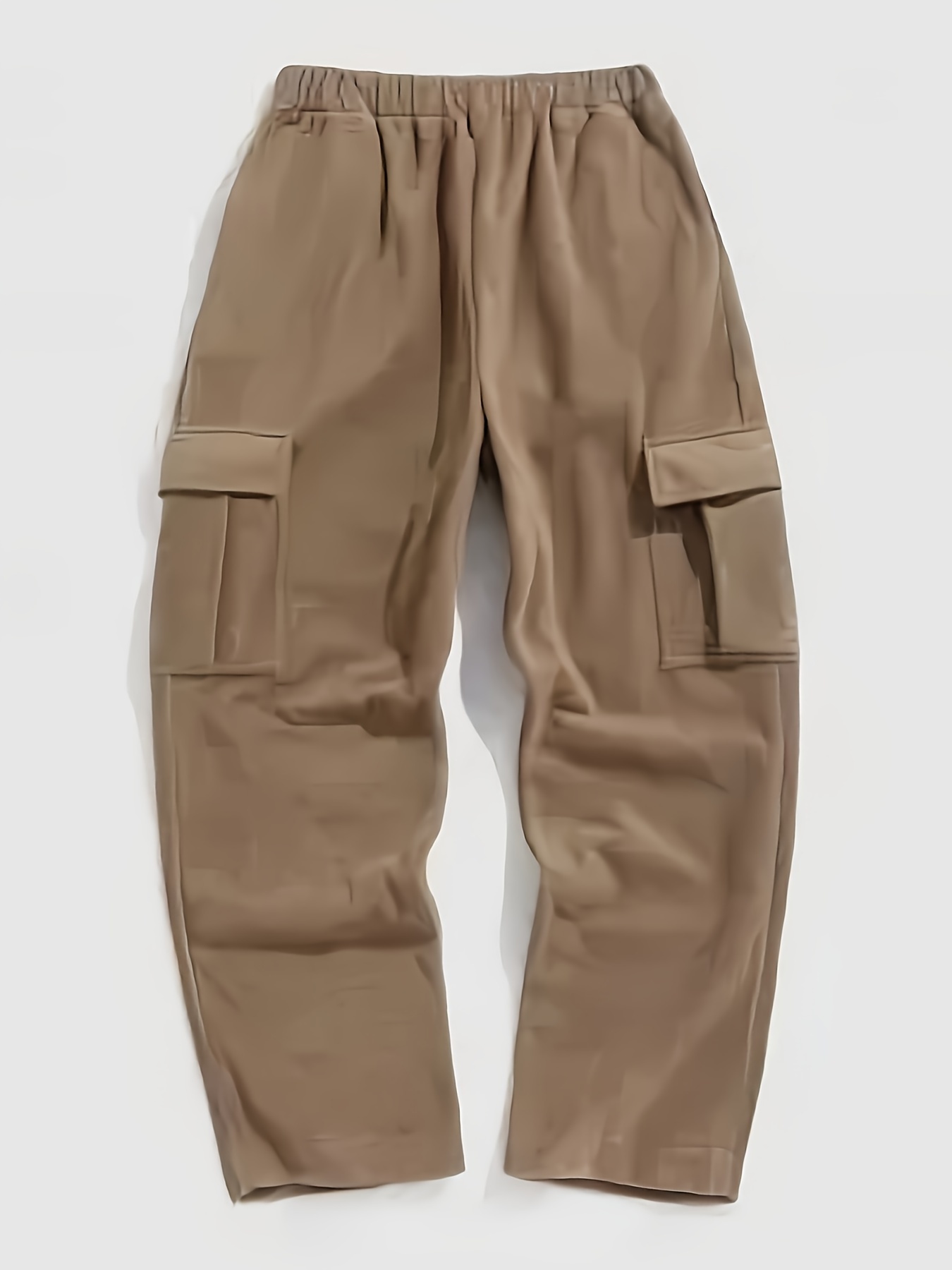 Trendy Corduroy Cargo Pants Men's Multi Flap Pocket Trousers - Temu