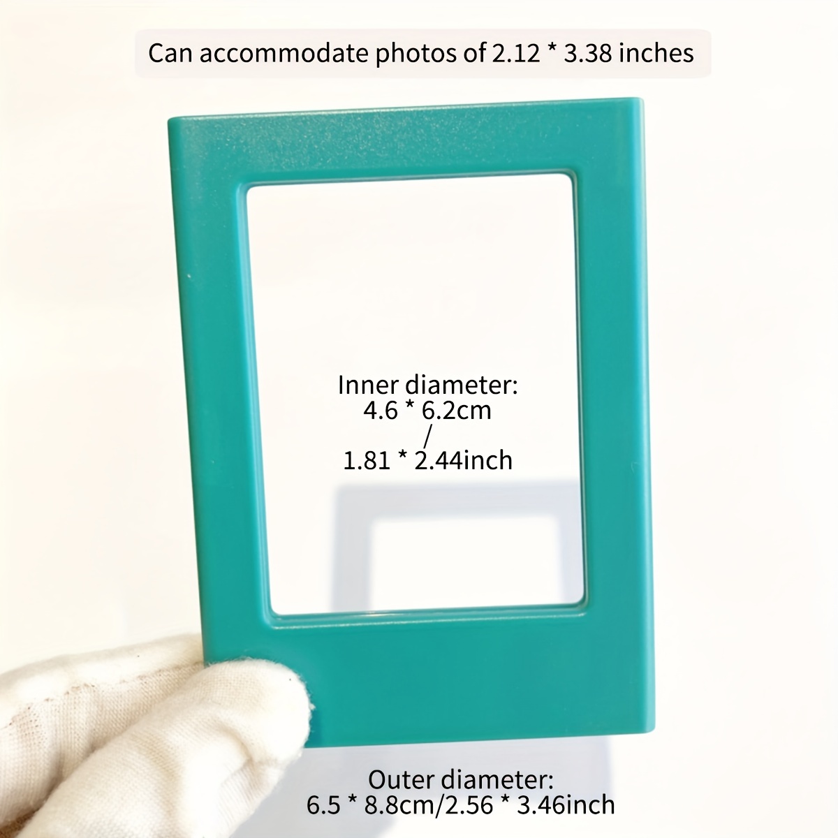 6 Pcs Magnet Picture Frames for Fridge Magnetic Photo Magnets for