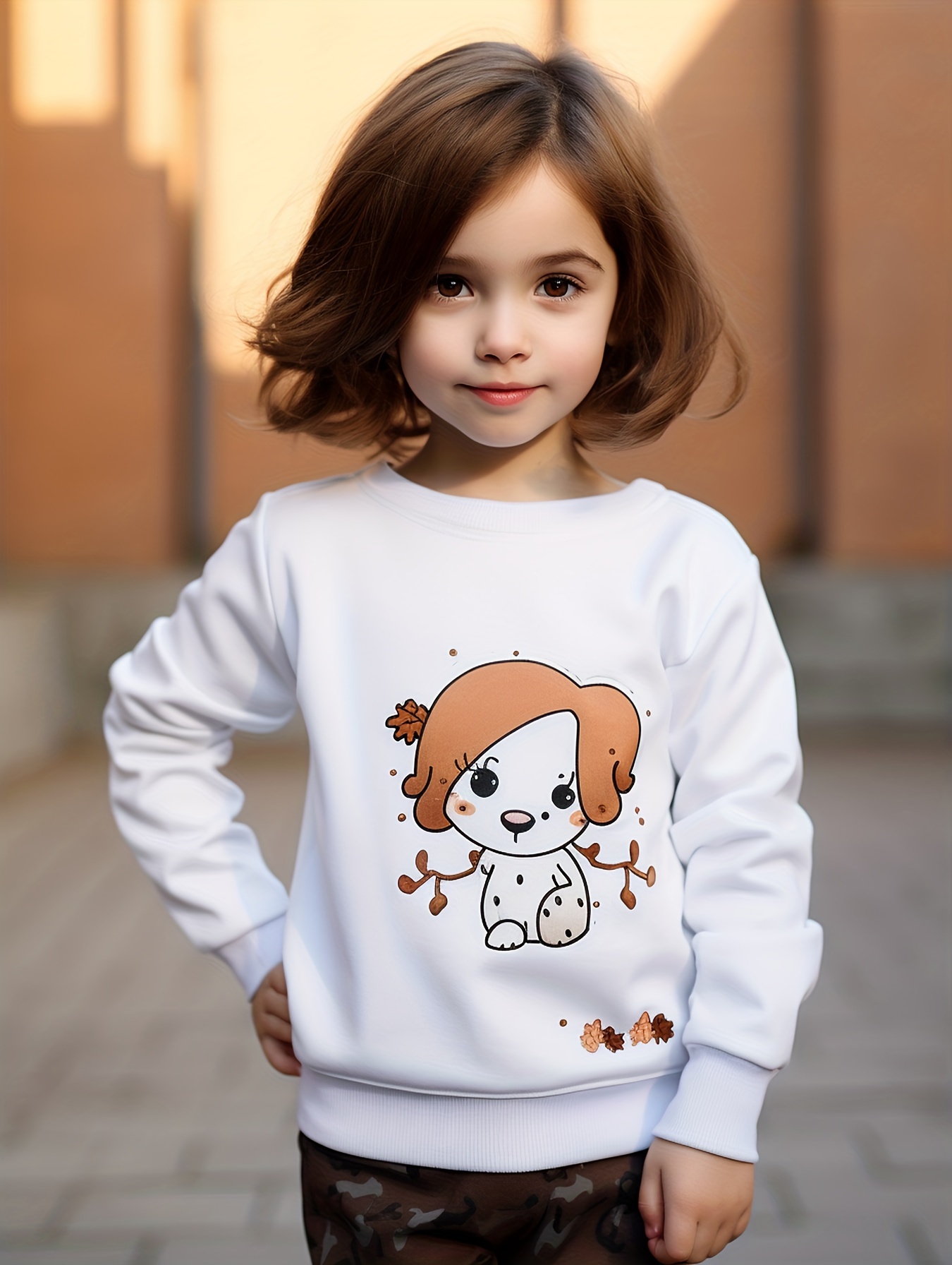 Koton Mädchen Pullover Mit Tierprint - Grauer Sweater Für 3-4 Jahre